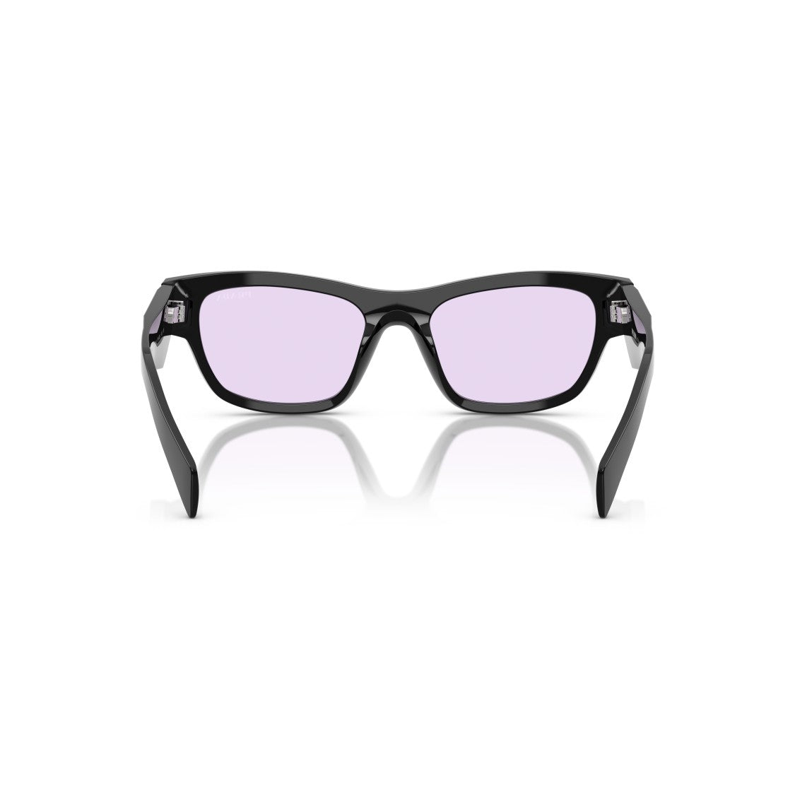 Prada 0Pr B09s Rectangular Black Acetate Sunglasses