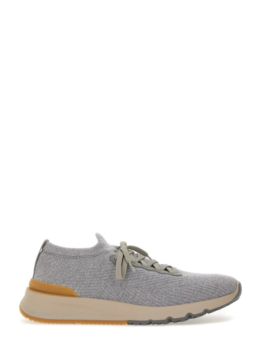 Brunello Cucinelli Wool Knit Sneaker