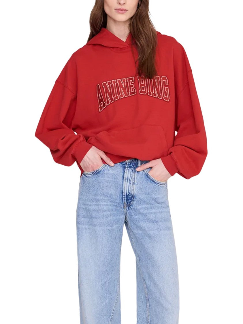 Anine Bing Harvey Relaxed-Fit Hooded Sweatshirt