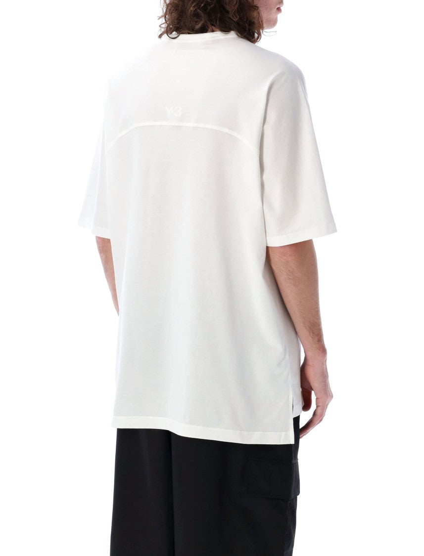 Y-3 White 3-Stripes T-Shirt