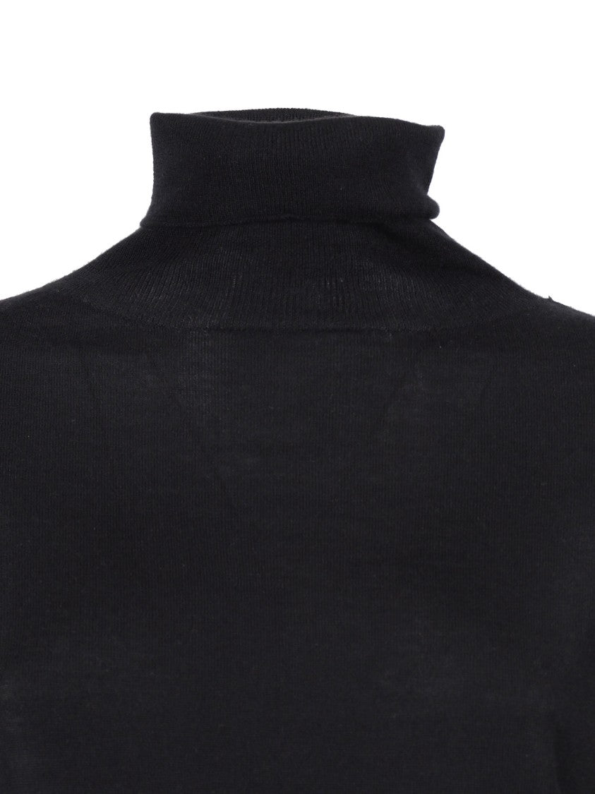 Fabiana Filippi Fitted Turtleneck Sweater In Cashmere-Silk Blend