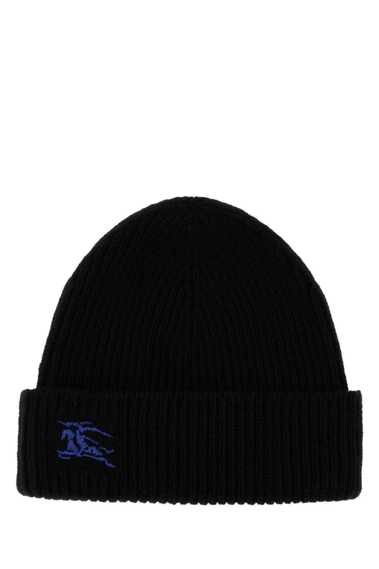 Burberry Black Cashmere Beanie Hat
