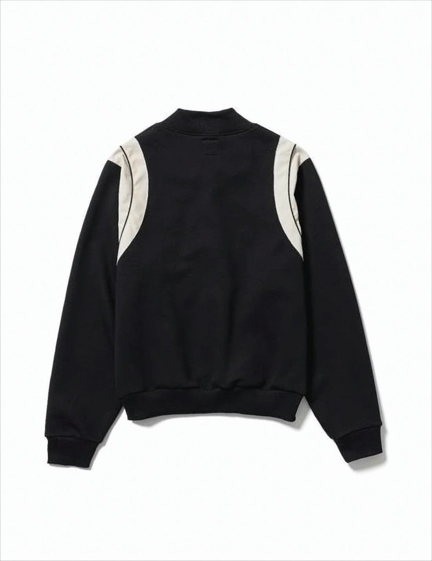 Sasquatchfabrix Contrast Panel Bomber Jacket With Emblem