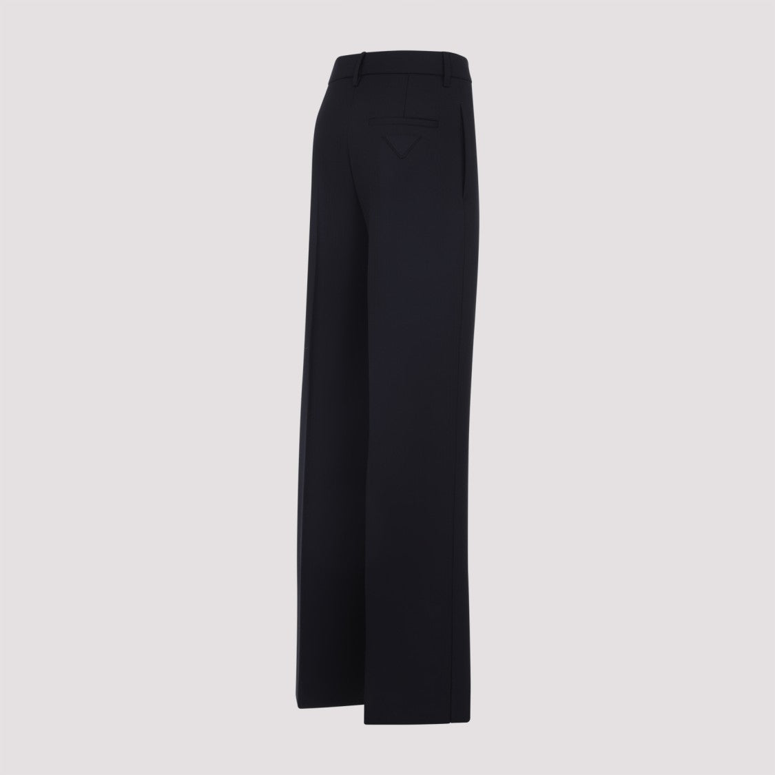 Prada High-Waisted Wide-Leg Trousers In Virgin Wool