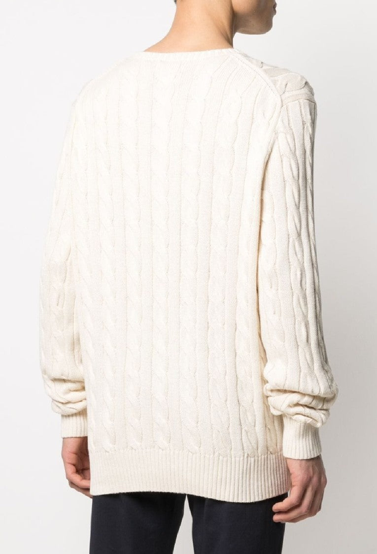 Polo Ralph Lauren Classic Cable Knit Long Sleeve Sweater