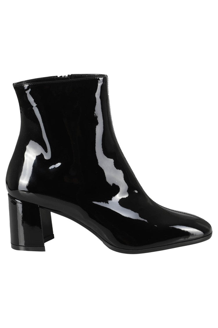 Carel Paris Camille Glossy Patent Leather Ankle Boots
