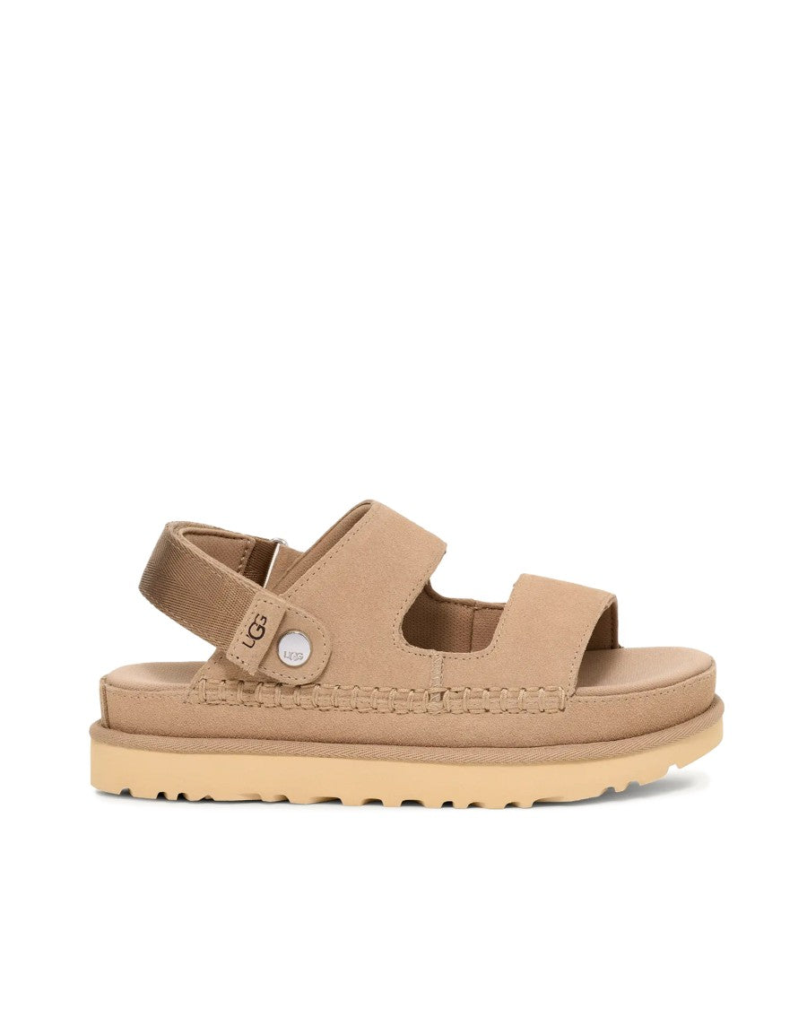 Ugg Suede Comfort Sandal With Adjustable Heel Strap