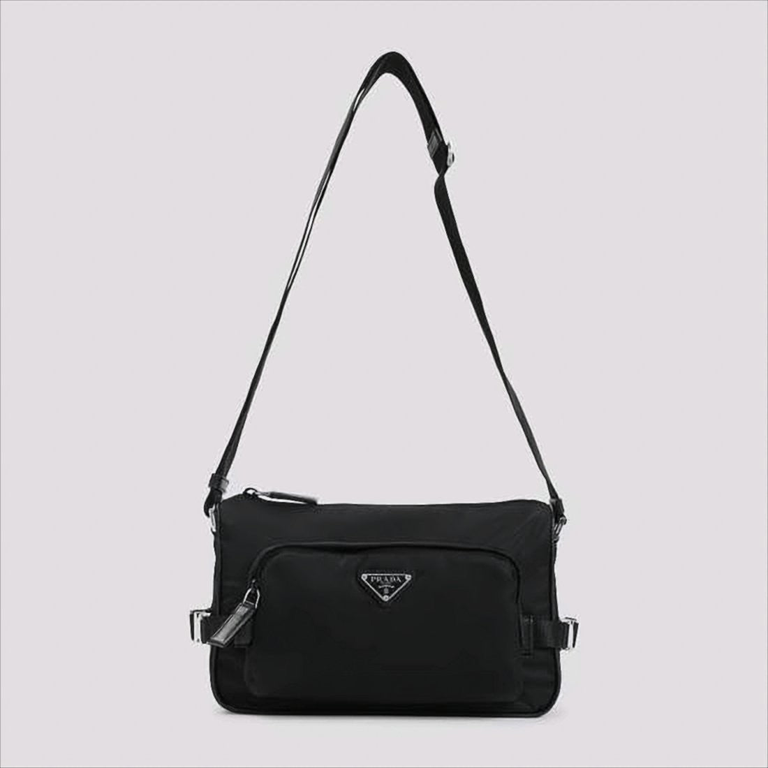 Prada Rectangular Shoulder Bag With Triangular Logo