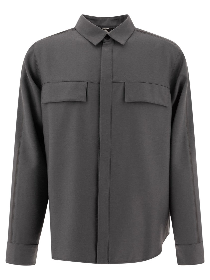 Gr10k "Flanel Piping" Overshirt