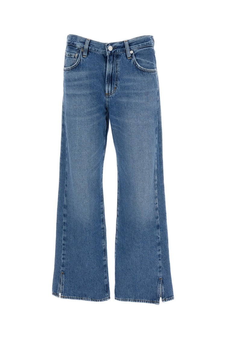 Citizens Of Humanity Blue Track Solstice Rigid Cotton Straight Jeans