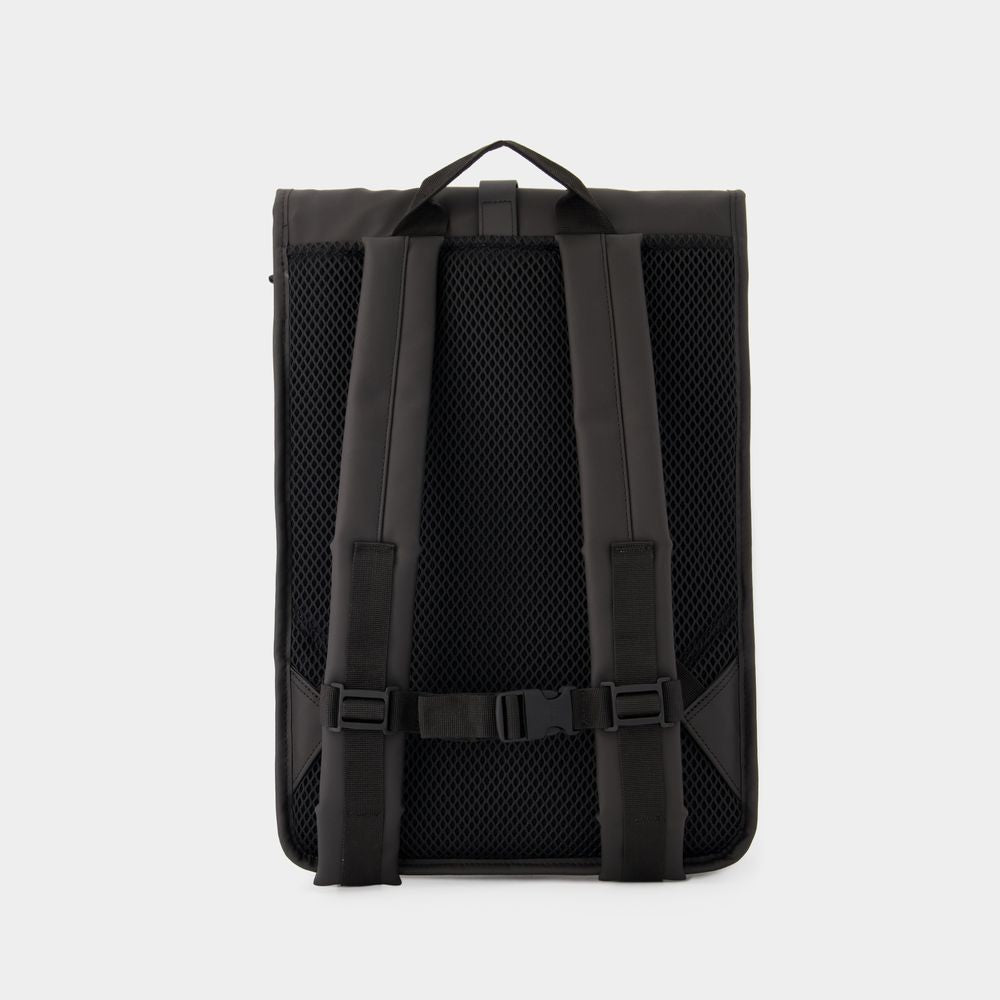 Rains Rolltop Rucksack Backpack - Synthetic - Black