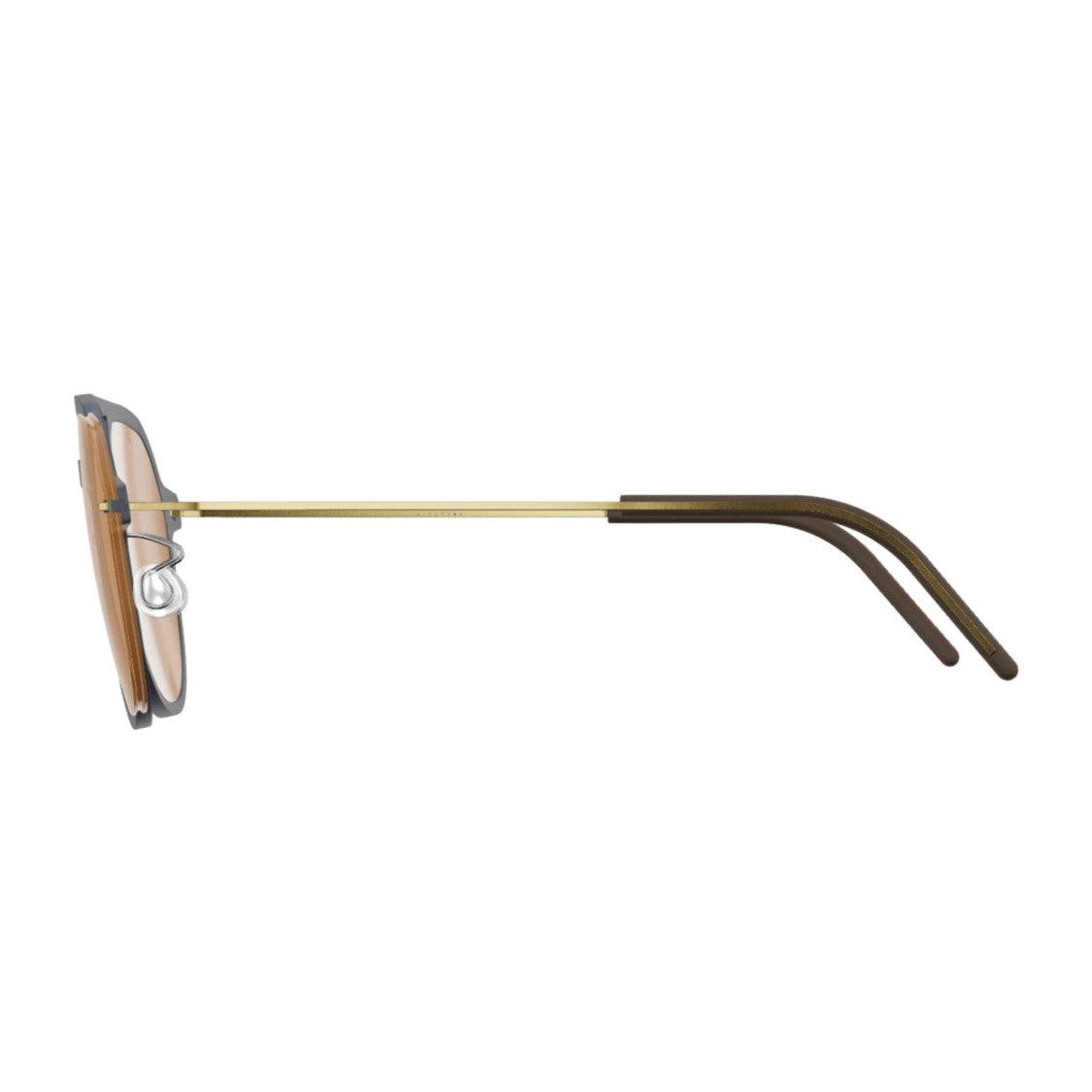 Lindberg Blue Matte Acetate Sunglasses