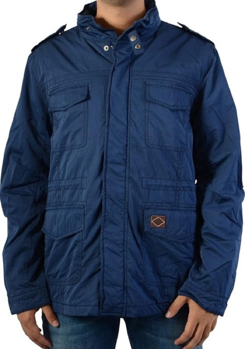 Pepe Jeans Long Sleeve Blue Jacket Functional Pockets
