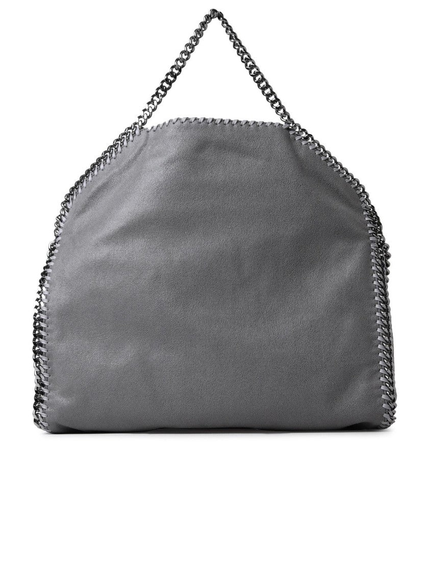 Stella Mccartney Grey Polyester 3 Chain Falabella Bag