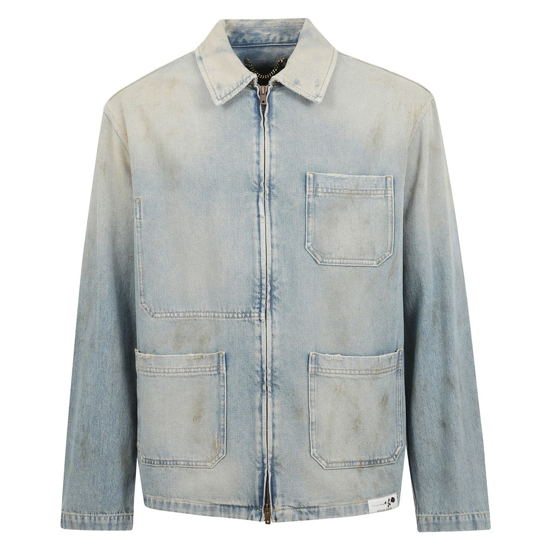 Golden Goose Oversized Sand Denim Jacket