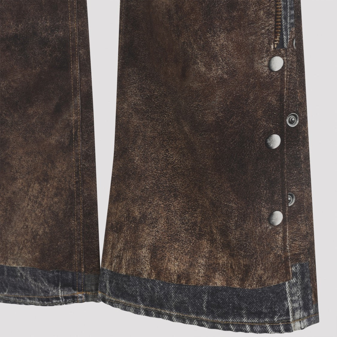 Acne Studios Blue Cotton Pants