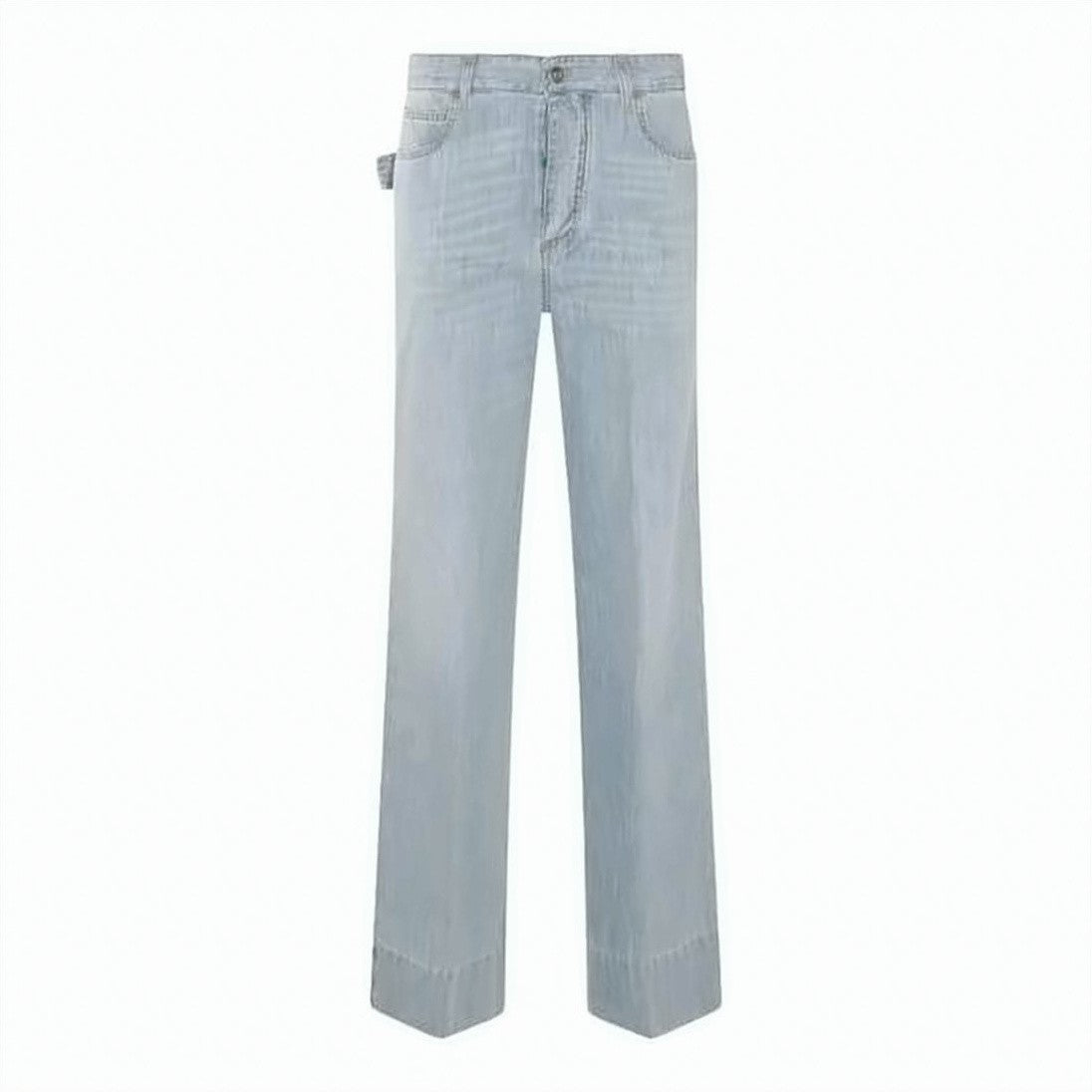 Bottega Veneta Straight-Leg Denim Pants With Classic Five-Pocket Design