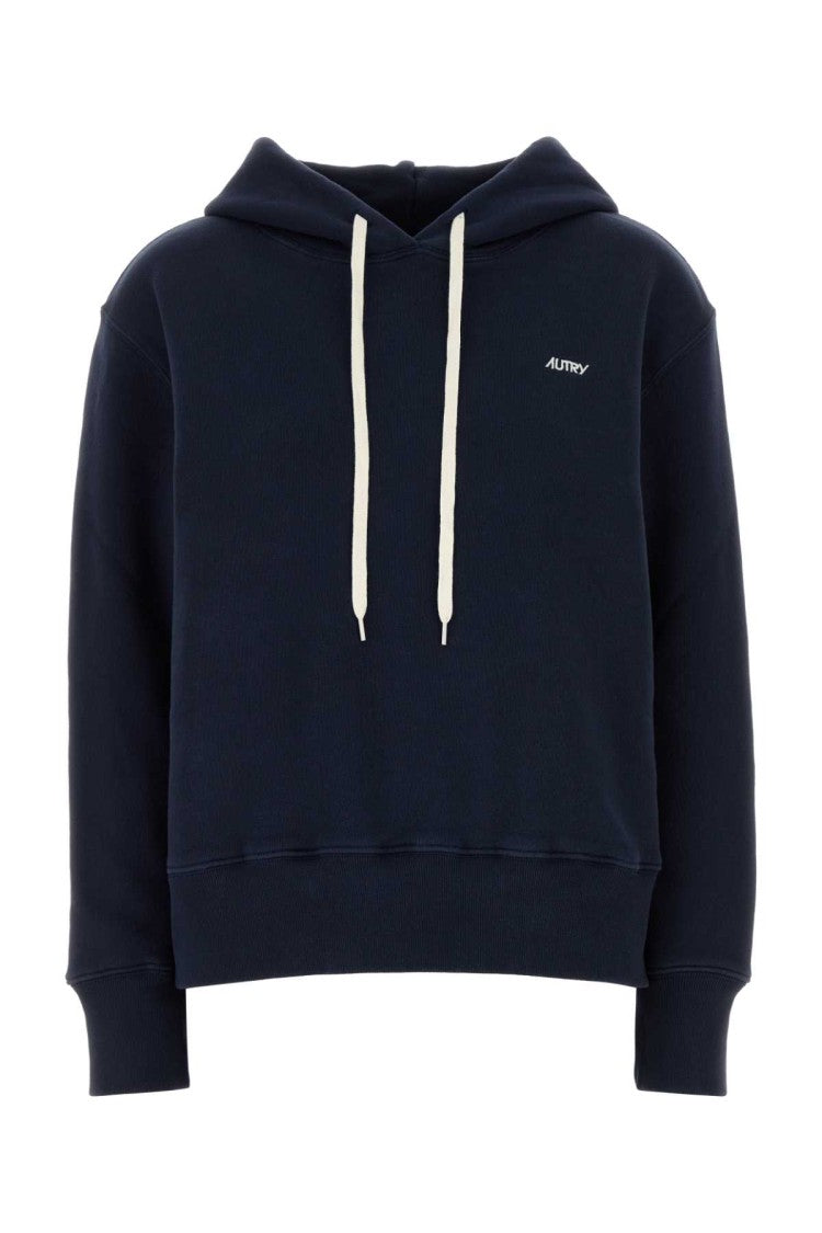 Autry Navy Blue Cotton Main Wom Sweatshirt