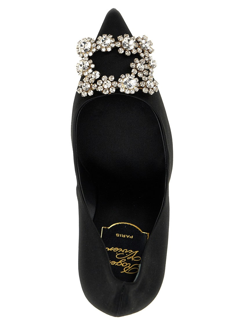 Roger Vivier 'Flower Strass' Pumps