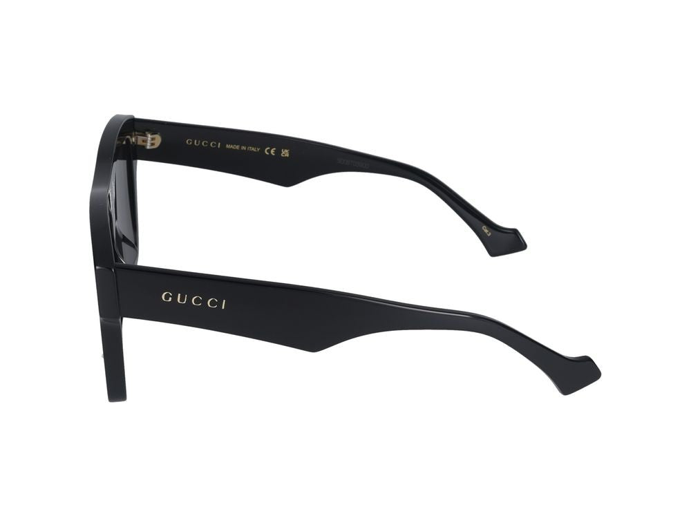 Gucci Sunglasses Gg0962s 005 Black Black Grey 55/17/145