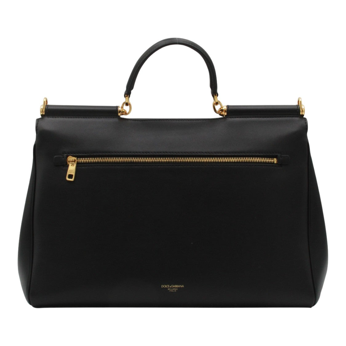 Dolce & Gabbana Structured Handbag With Gold-Tone Accents