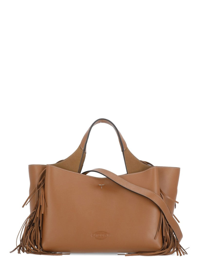 Tod's Brown Leather Shoulder Bag