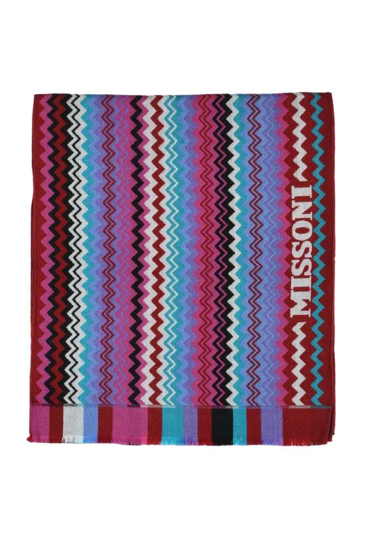 Missoni Red Wool Scarf