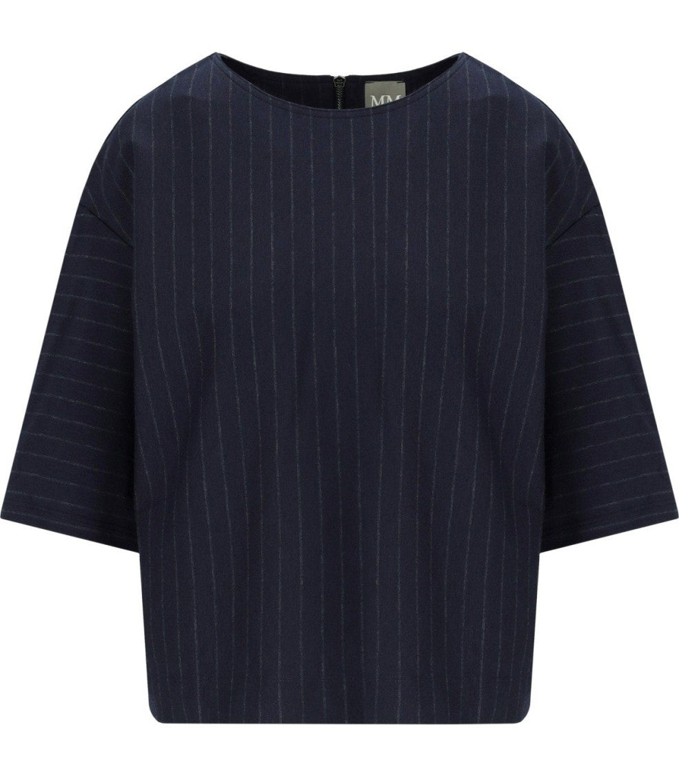 Max Mara Kaya Navy Blue Blouse
