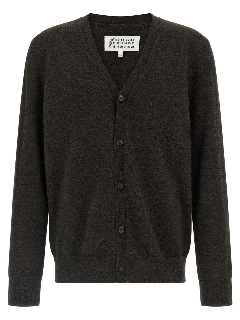 Maison Margiela Suede Patch Cardigan