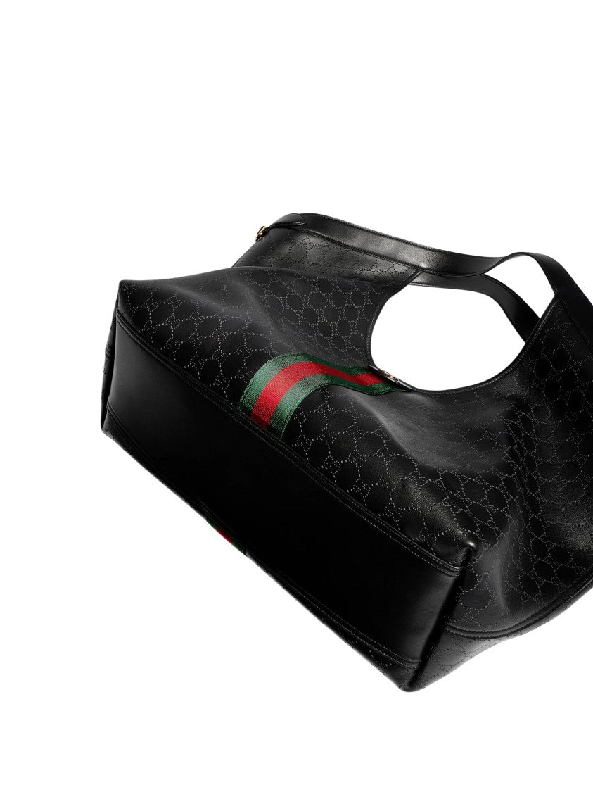 Gucci Gucci Giglio Shoulder Bag With Perforated Gg Motif