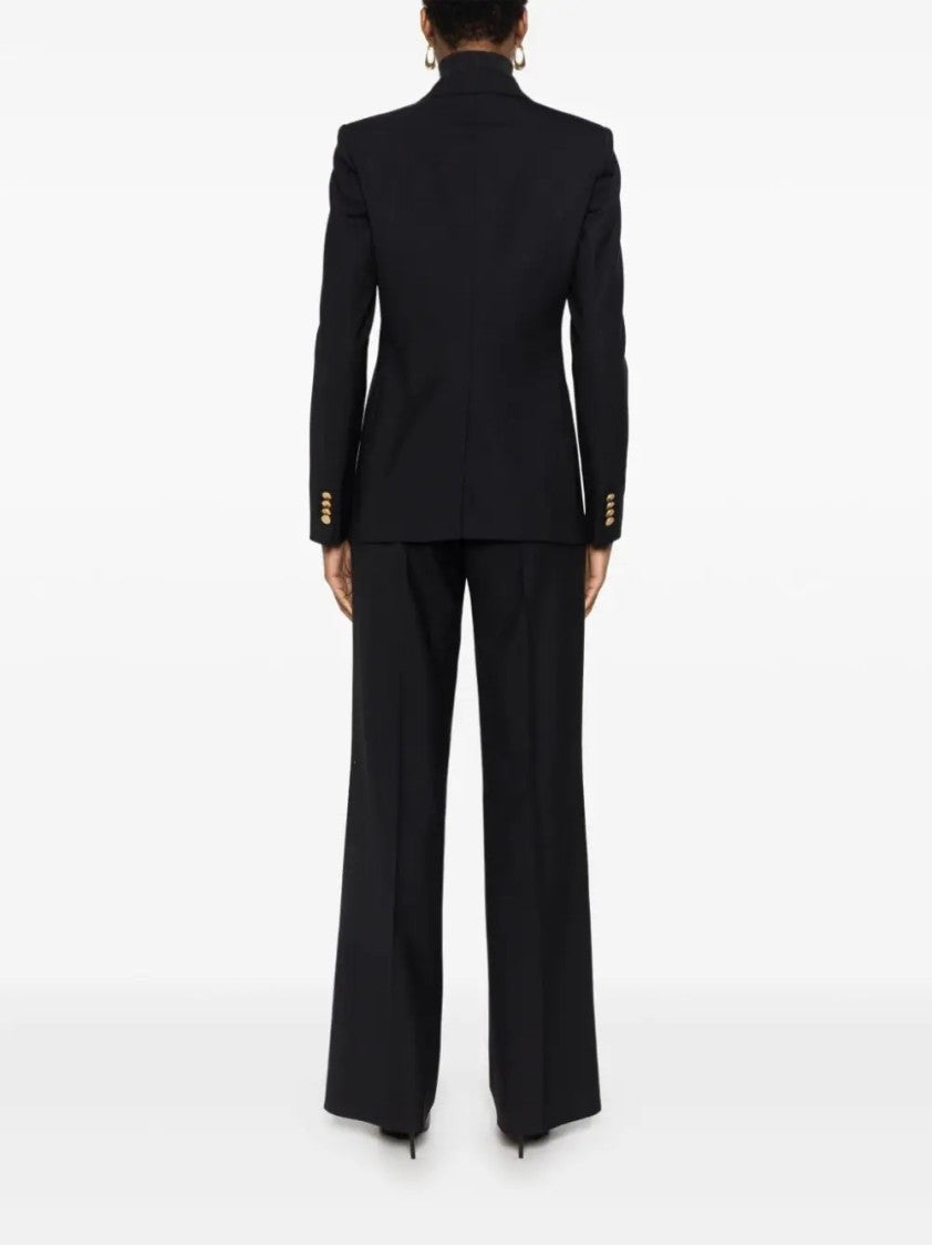 Tagliatore Double-Breasted Black Suit