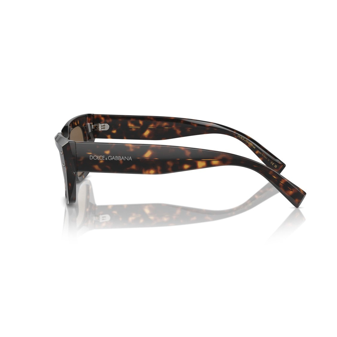 Dolce & Gabbana 0Dg4462 Rectangular Tortoiseshell Acetate Sunglasses