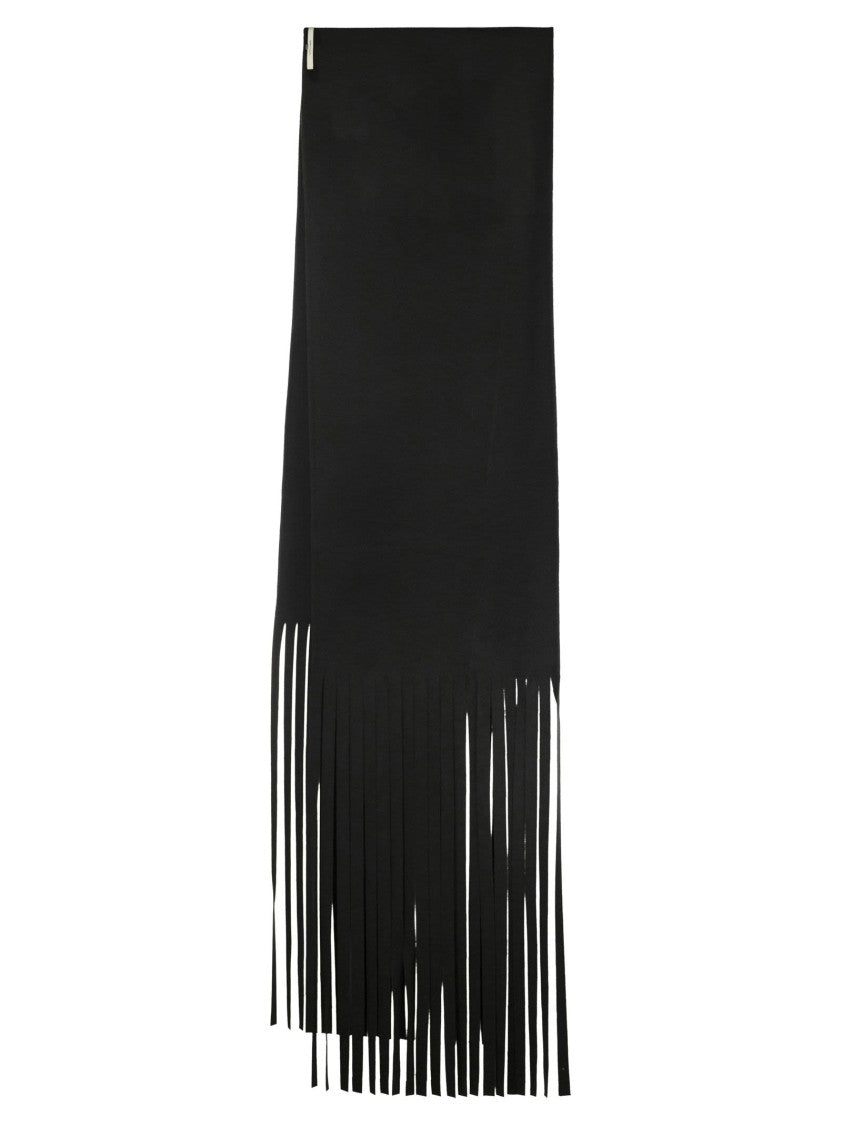Sportmax Avocado - Long Scarf With Fringes