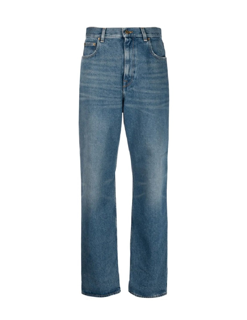 Golden Goose Medium Washed Denim Trousers