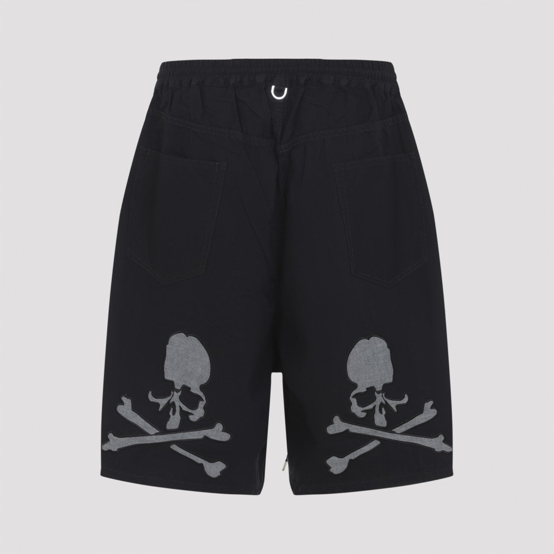 Mastermind Relaxed Fit Black Cotton Shorts