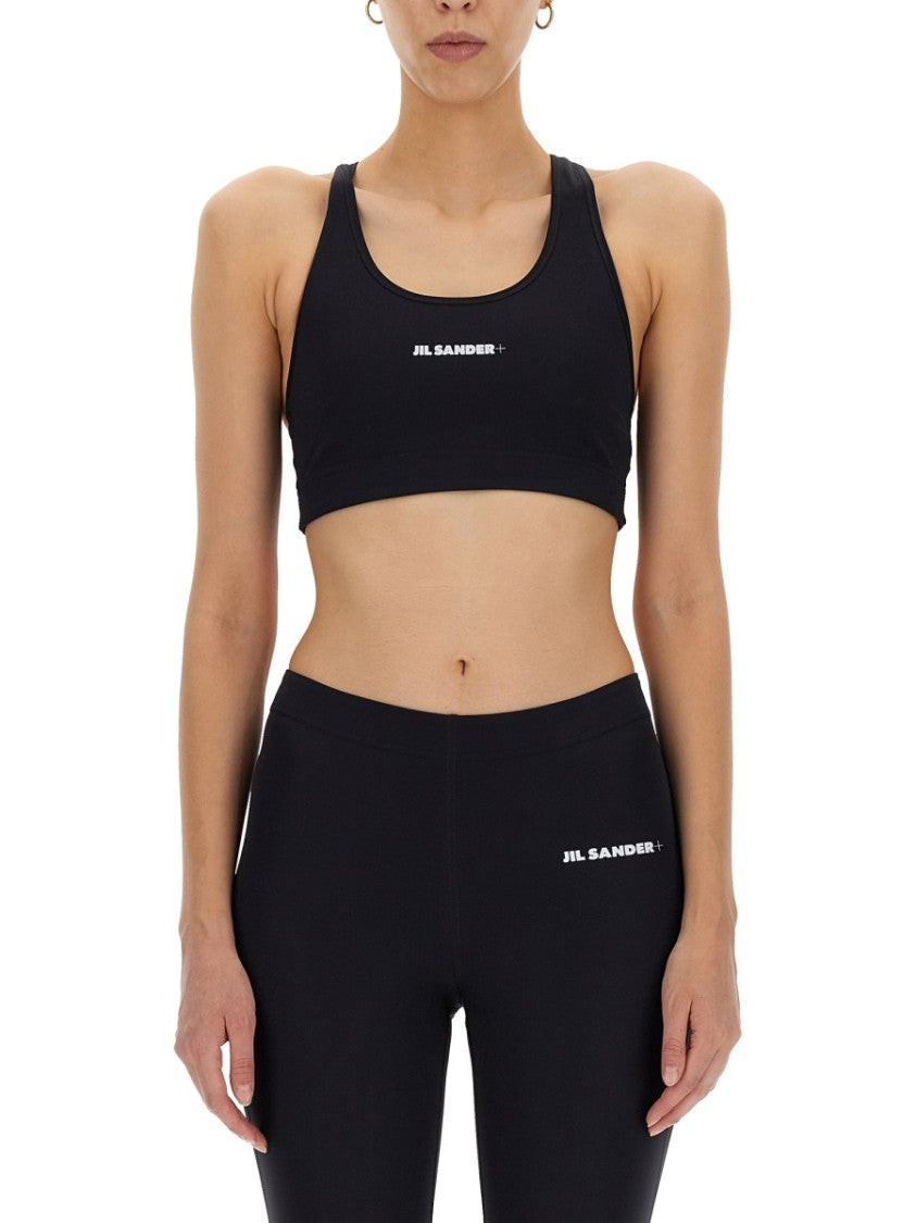 Jil Sander Logo Crop Top