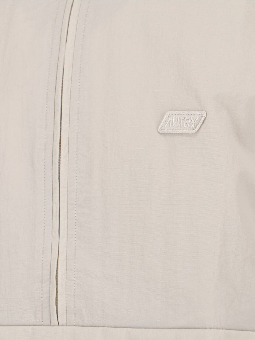 Autry Grey Jacket With High Collar