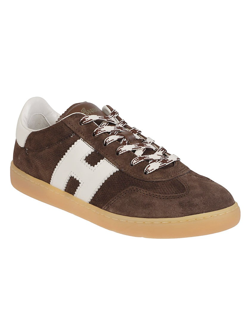 Hogan Cool Low Top Brown Calf Leather Sneakers