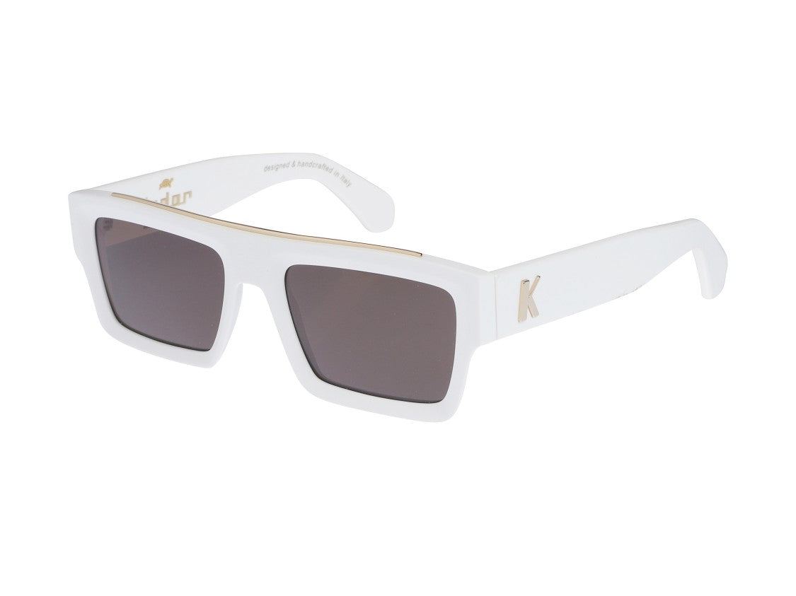 Kador Gold Bandit 2 Special Glossy Oversized Square Sunglasses