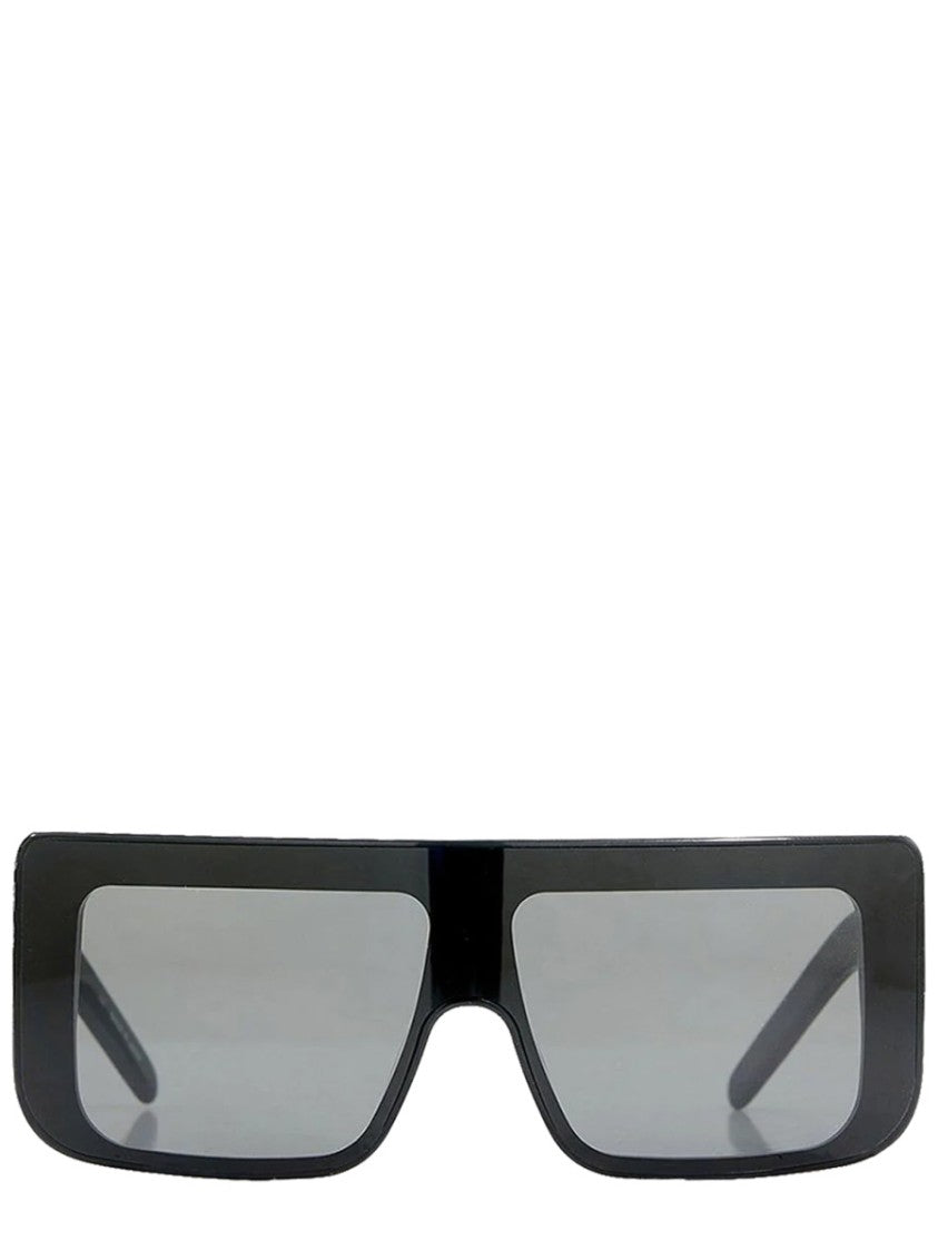 Rick Owens Documenta Rectangular Acetate Frame Sunglasses