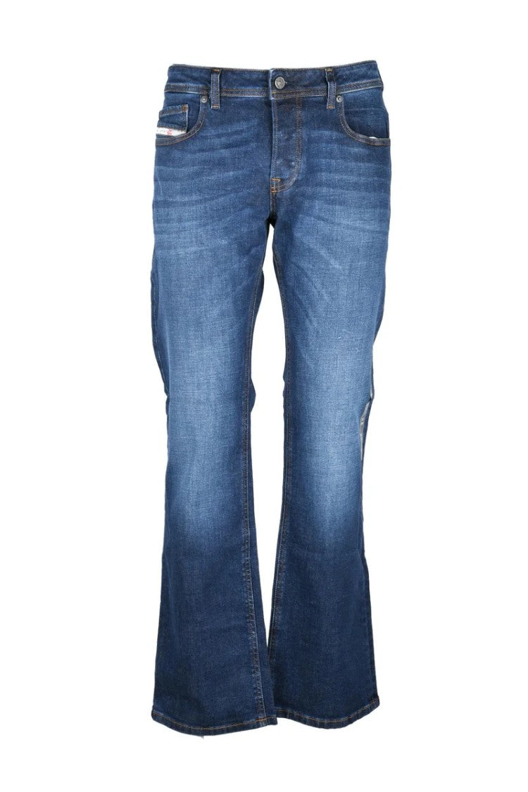 Diesel Blue Cotton Elastane Men's Zatuny Bootcut Jeans