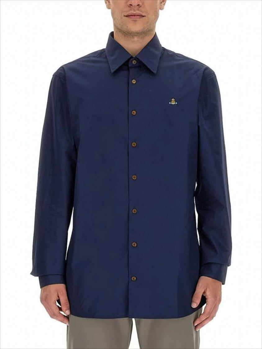 Vivienne Westwood Relaxed-Fit Long-Sleeve Shirt With Classic Collar