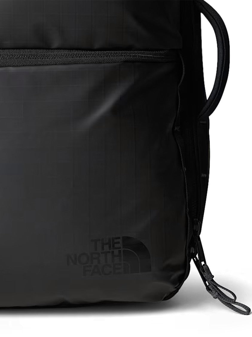The North Face Boxy Black Travel Pack With Multiple Compartments