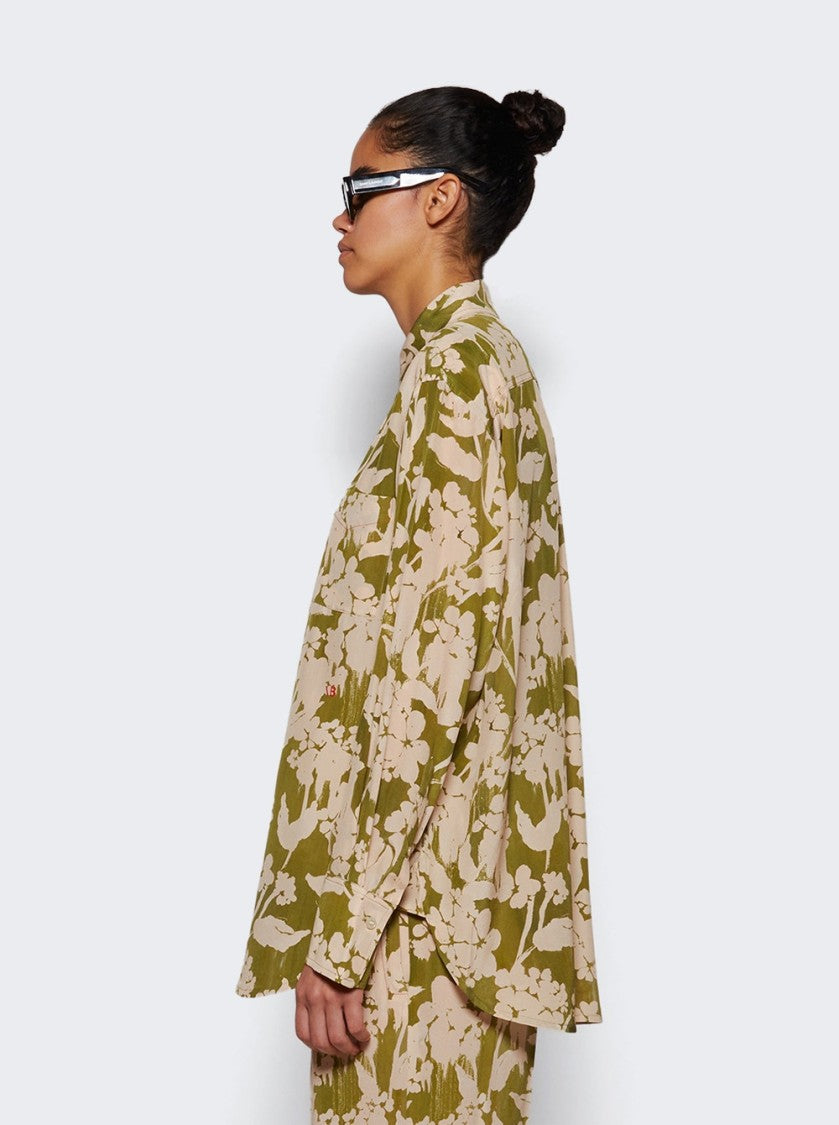 Victoria Beckham Pyjama Shirt Parkeet And Blush