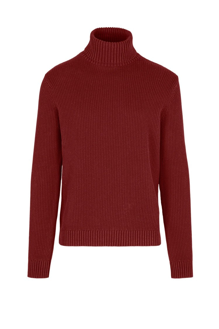 Bomboogie Ribbed Turtleneck Knit Sweater