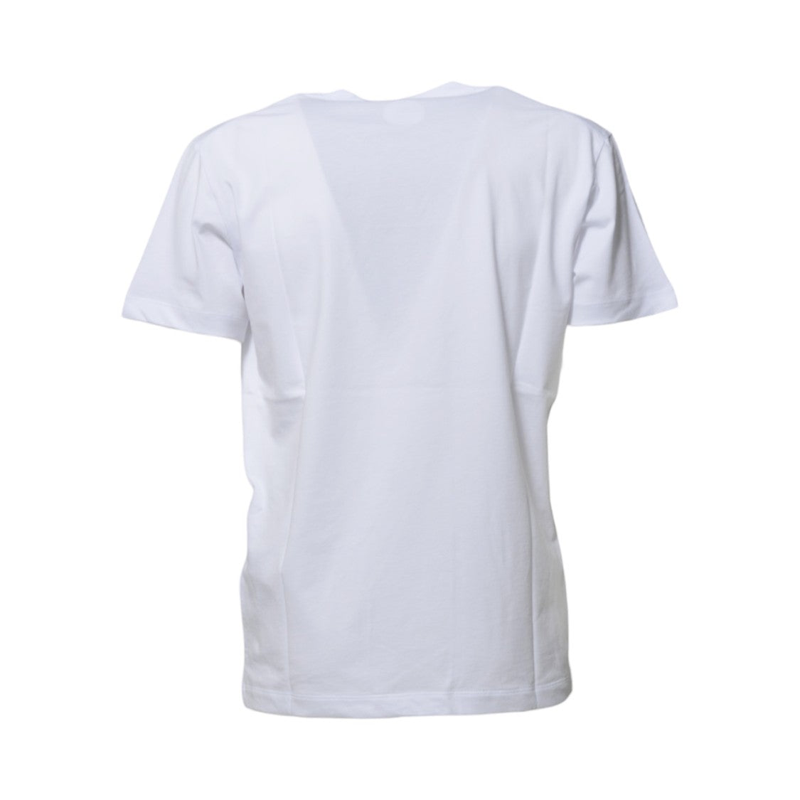 Dsquared2 Outline Logo T-Shirt In White Cotton