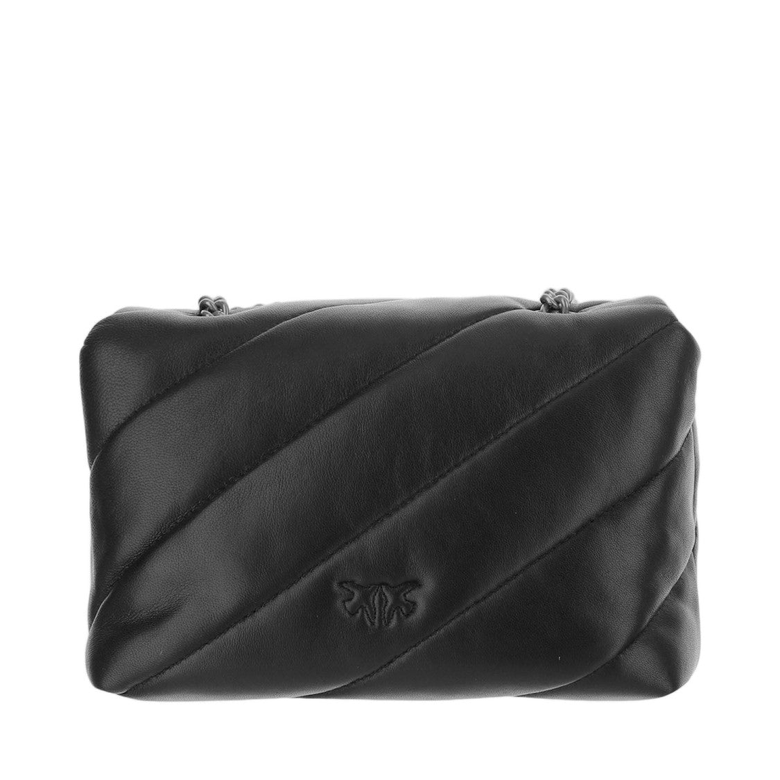 Pinko Quilted Nappa Leather Love Mini Puff Shoulder Bag