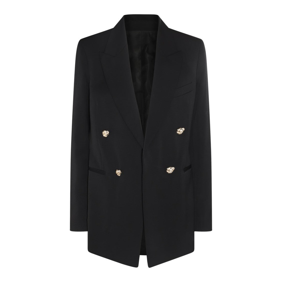 Lanvin Black Wool Double Breasted Blazer