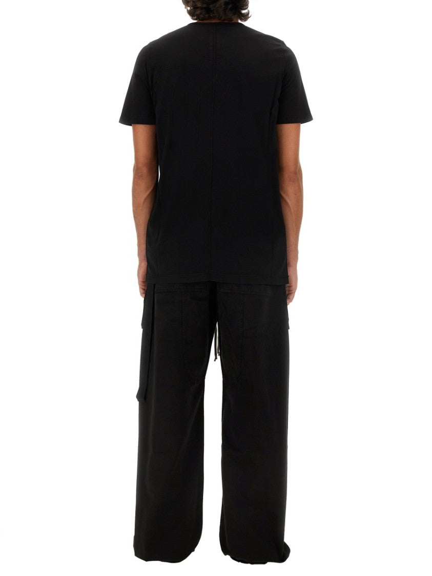 Drkshdw By Rick Owens Minimalist Black Regular Fit T-Shirt