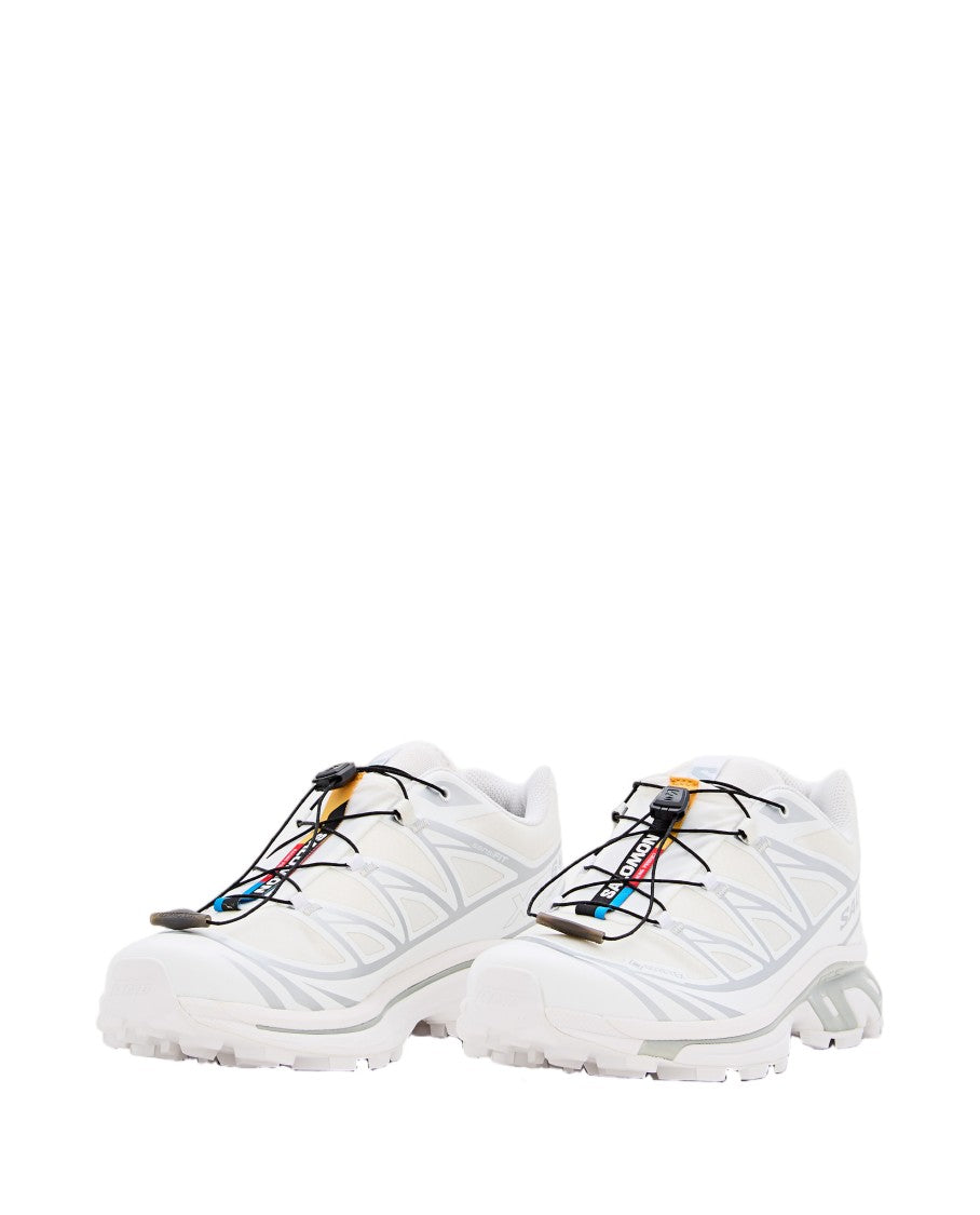 Salomon White Xt-6 Gore-Tex Quick-Lace Sneakers